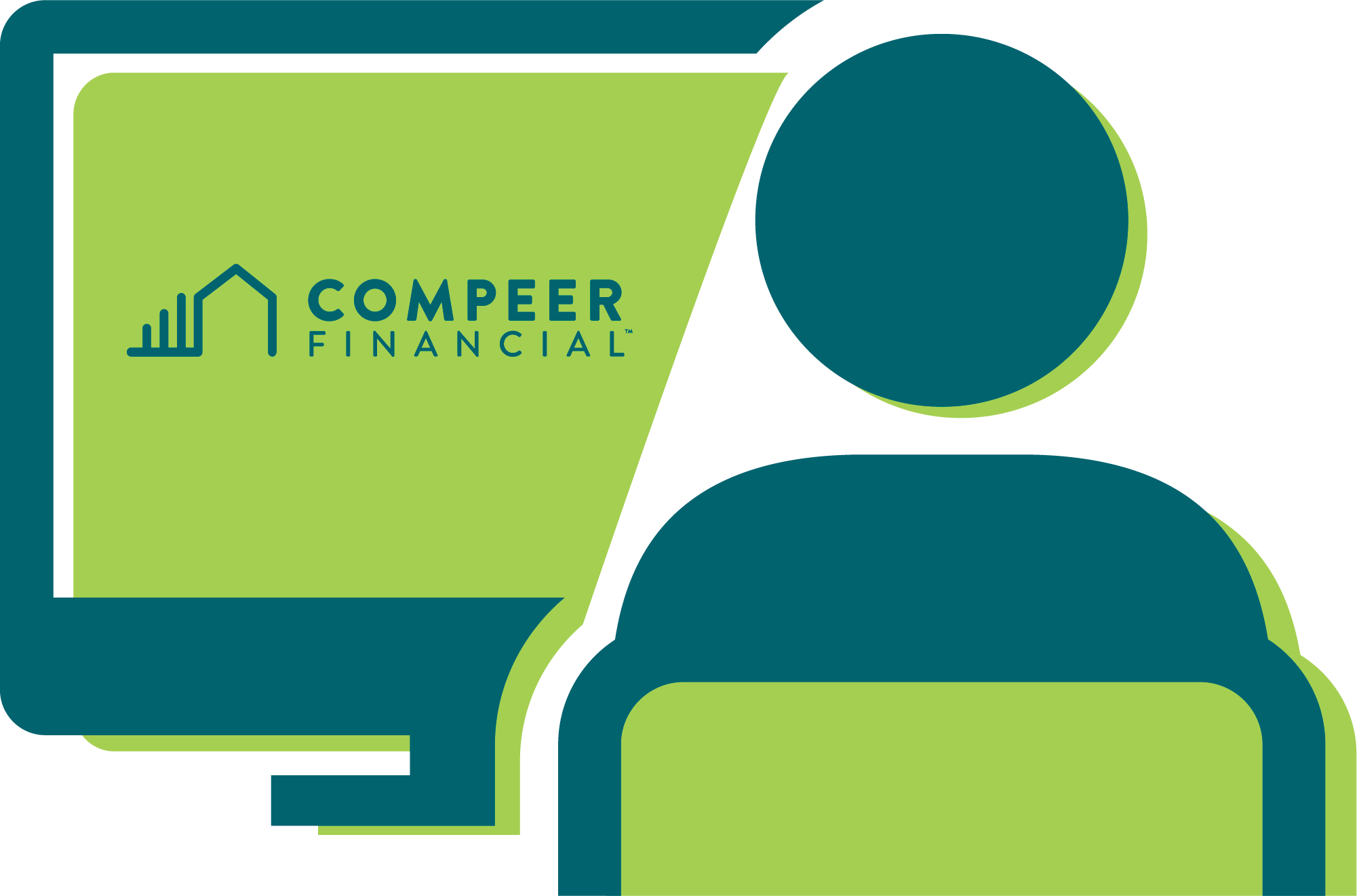 Person at Computer icon